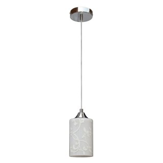 Lampa wisząca FLOWERS 1 Biały Chrom