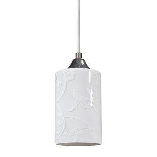 Lampa wisząca FLOWERS 1 Biały Chrom