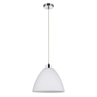 Lampa wisząca GLOBE GLOBE CHROM MLECZNY
