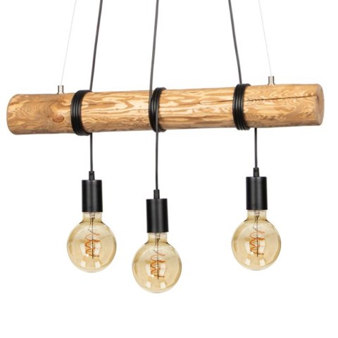Lampa wisząca TONGO 3 CZARNY SOSNA Lampa wisząca TONGO 3 CZARNY SOSNA