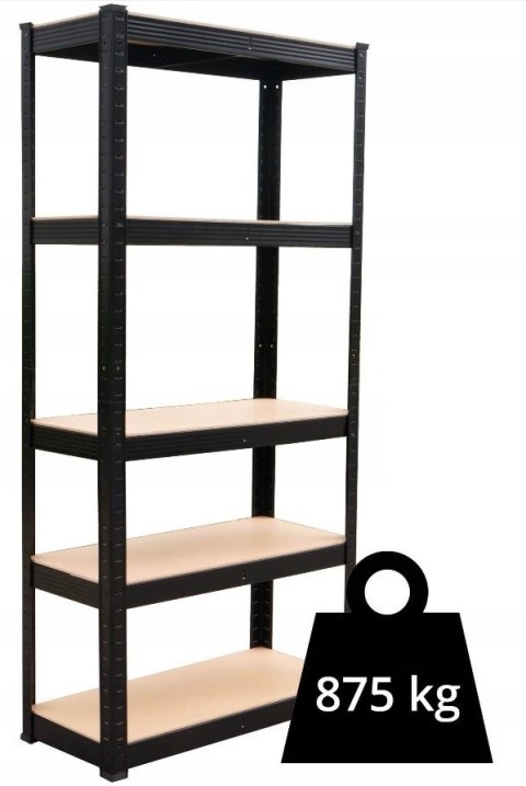 Regał Magazynowe P9040 CZARNY Regał Magazynowe P9040 CZARNY