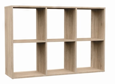 Regał Malax 2X3 SONOMA. Regał Malax 2X3 SONOMA.