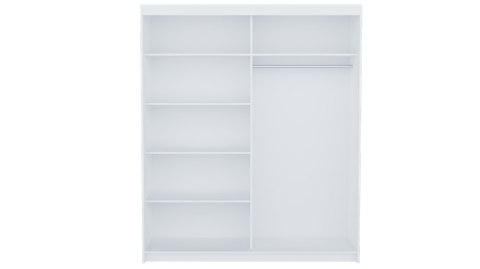SZAFA FARO DRZWI PRZESUWNE LUSTRO 180CM BIEL MAT SZAFA FARO DRZWI PRZESUWNE LUSTRO 180CM BIEL MAT