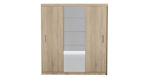 SZAFA FARO DRZWI PRZESUWNE LUSTRO 235CM DĄB SONOMA SZAFA FARO DRZWI PRZESUWNE LUSTRO 235CM DĄB SONOMA