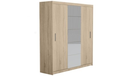SZAFA FARO DRZWI PRZESUWNE LUSTRO 235CM DĄB SONOMA SZAFA FARO DRZWI PRZESUWNE LUSTRO 235CM DĄB SONOMA
