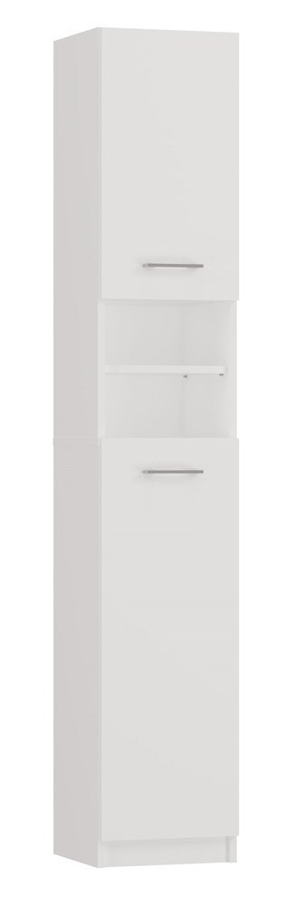 SZAFKA ŁAZIENKOWA MARBELA 32CM REGAŁ SŁUPEK BIAŁY