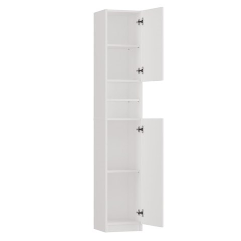 SZAFKA ŁAZIENKOWA MARBELA 32CM REGAŁ SŁUPEK BIAŁY