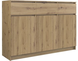 KOMODA 3D3S - DĄB ARTISAN