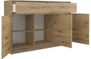 KOMODA 3D3S - DĄB ARTISAN