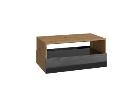 ŁAWA REBEL - DĄB ARTISAN / CZERŃ POŁYSK ŁAWA REBEL - DĄB ARTISAN / CZERŃ POŁYSK