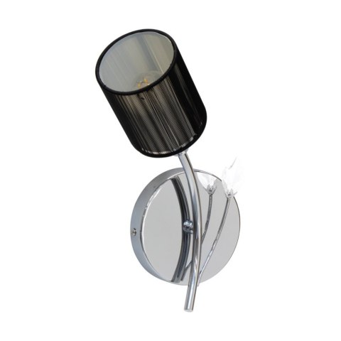 Lampa kinkiet Marbela 2 CZARNY CHROM