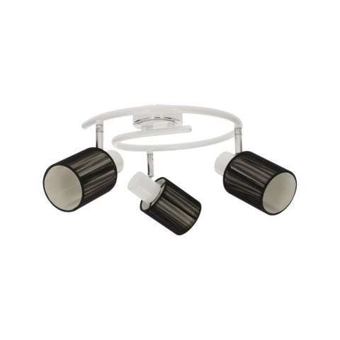 Lampa sufitowa CARLA 3 BIAŁY CZERŃ Lampa sufitowa CARLA 3 BIAŁY CZERŃ