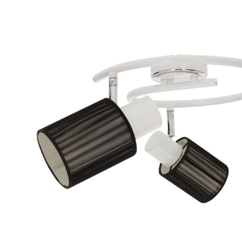 Lampa sufitowa CARLA 3 BIAŁY CZERŃ Lampa sufitowa CARLA 3 BIAŁY CZERŃ
