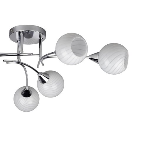 Lampa sufitowa RIPOLI RIPOLI Biały Chrom