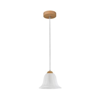 Lampa wisząca ANNA 1 BIAŁY DĄB