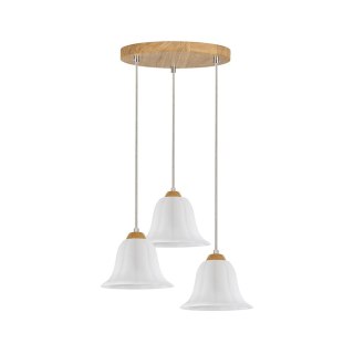 Lampa wisząca ANNA 3.O BIAŁY DĄB