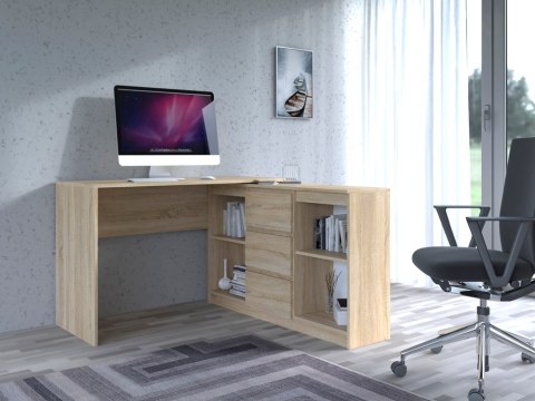 NAROŻNE BIURKO PLUS KOMODA 2D3S DĄB SONOMA NAROŻNE BIURKO PLUS KOMODA 2D3S DĄB SONOMA