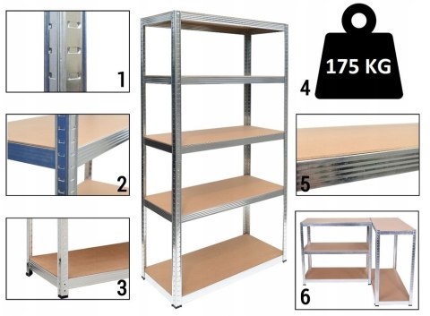 Regał Magazynowe G9040 METALOWE Regał Magazynowe G9040 METALOWE