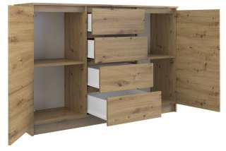KOMODA 2D4S - DĄB ARTISAN